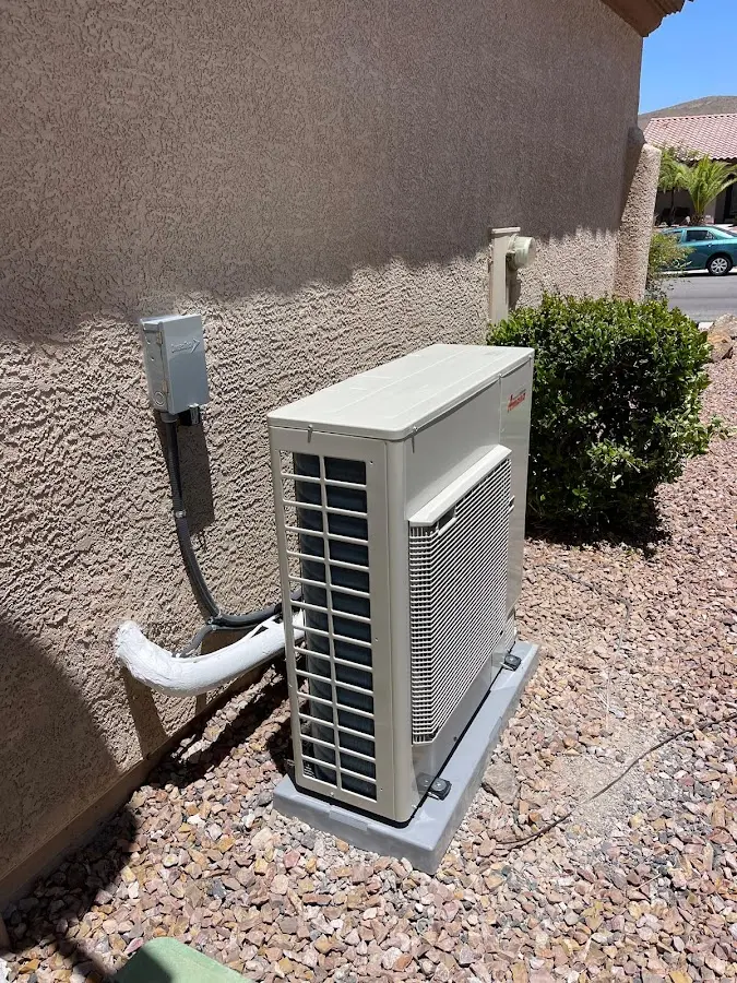 Residential air conditioning condenser unit in Annville